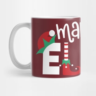 Mama elf Christmas Mug